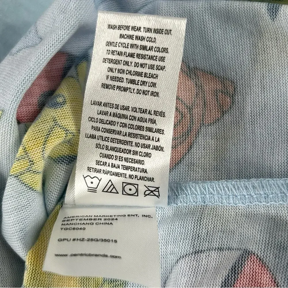 Boys Girls Pokemon 2pc Short Sleeve PJs Pajama Set M 8/10 Blue NWT Blue Pikachu